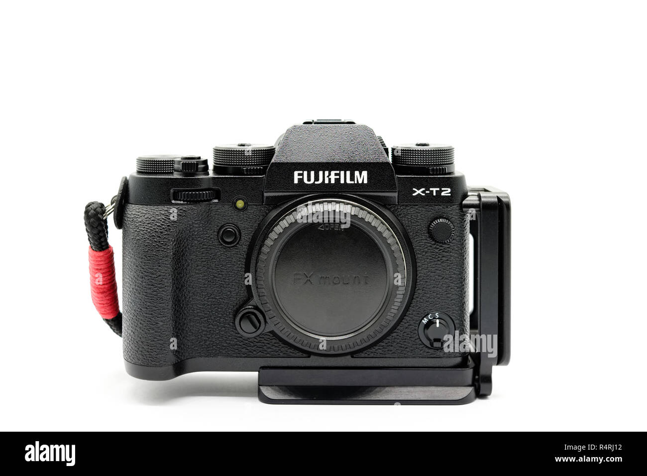 Largs, Schottland, Großbritannien - 22 November 2018: Fujifilm X-T20 Kamera Körper als der größere Bruder des X-T 20. Diese Kamera verfügt über die neue X-Trans™ * CMOS-III Stockfoto