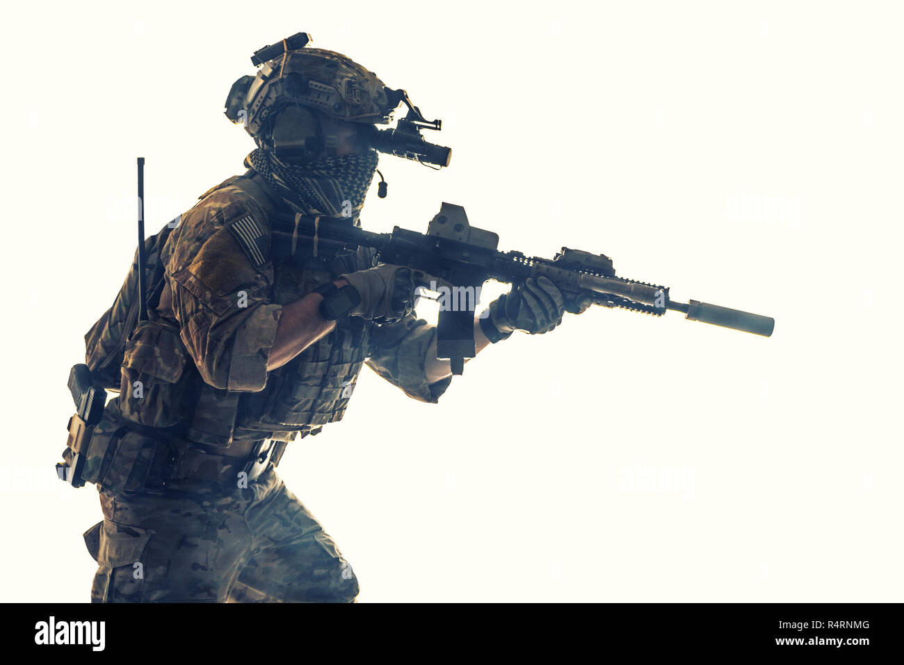 Army Ranger im Feld Uniformen Stockfoto