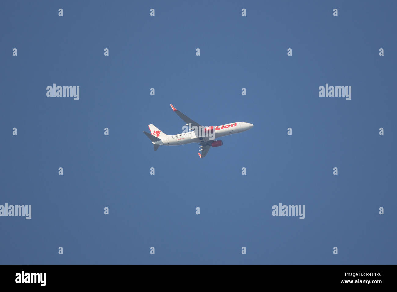Chiangmai, Thailand - 25. November 2018: HS-LUK Boeing 737-800 der Thai Lion Air Airline. Von Chiangmai Flughafen in Bangkok. Stockfoto