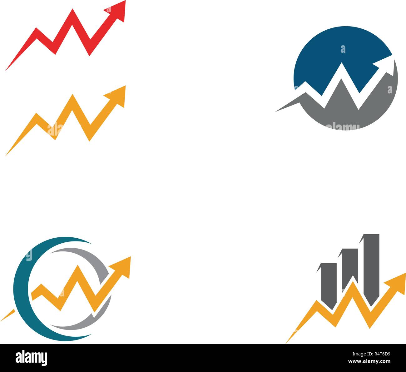 Wirtschaft Finanzen Logo Vorlage vektor Icon Design Stock Vektor