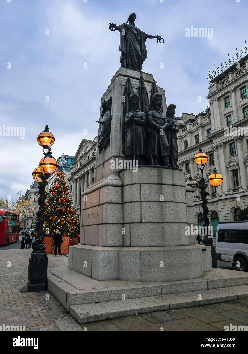 Wachen Krimkrieg Memorial, Waterloo Place, London, England, UK, GB Stockfoto