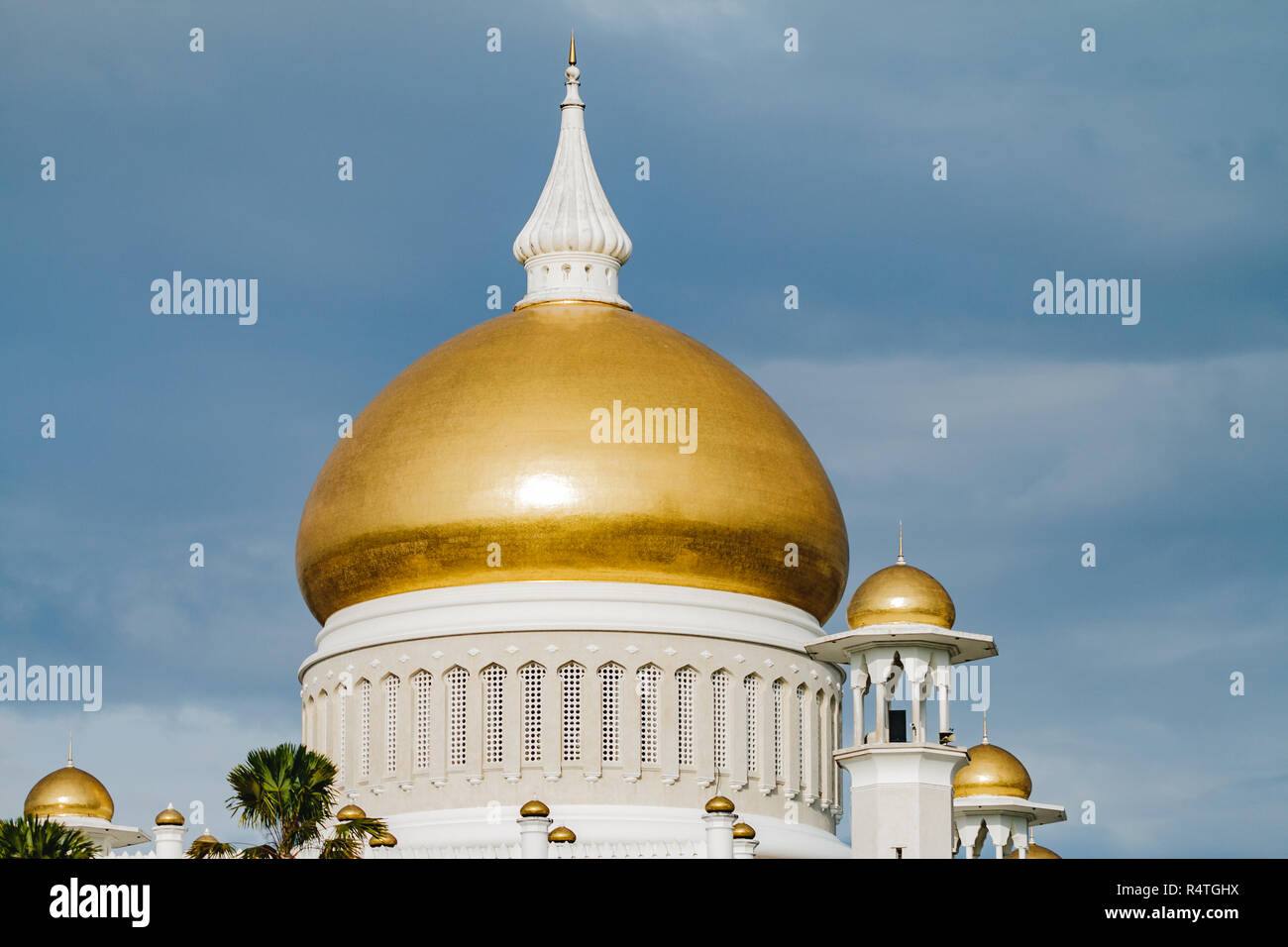 Sultan Omar Ali Saifuddien Moschee Stockfoto