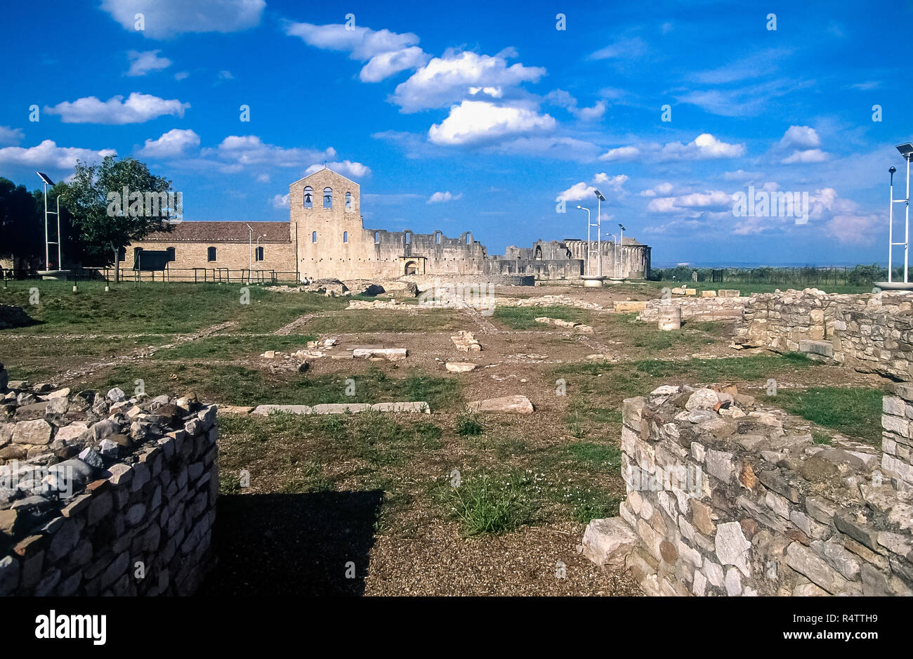 Basilikata Venosa Abtei der SS. Trinity l'Incompiuta archäologische Überreste €™ Stockfoto