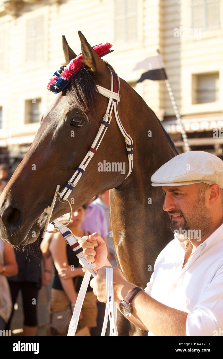 Palio di Siena, Italien Stockfoto