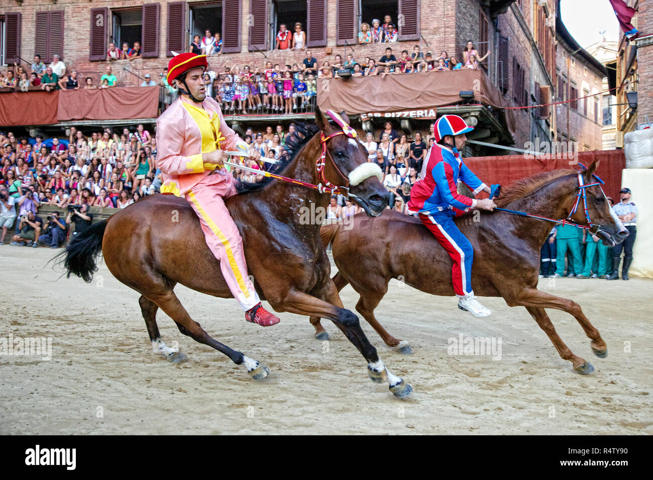 Palio di Siena, Italien Stockfoto