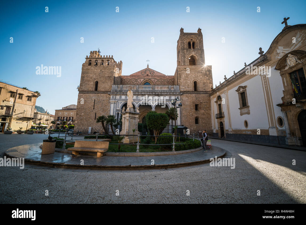 Die Kathedrale von Monreale, Sizilien, Italien, Europa. Stockfoto