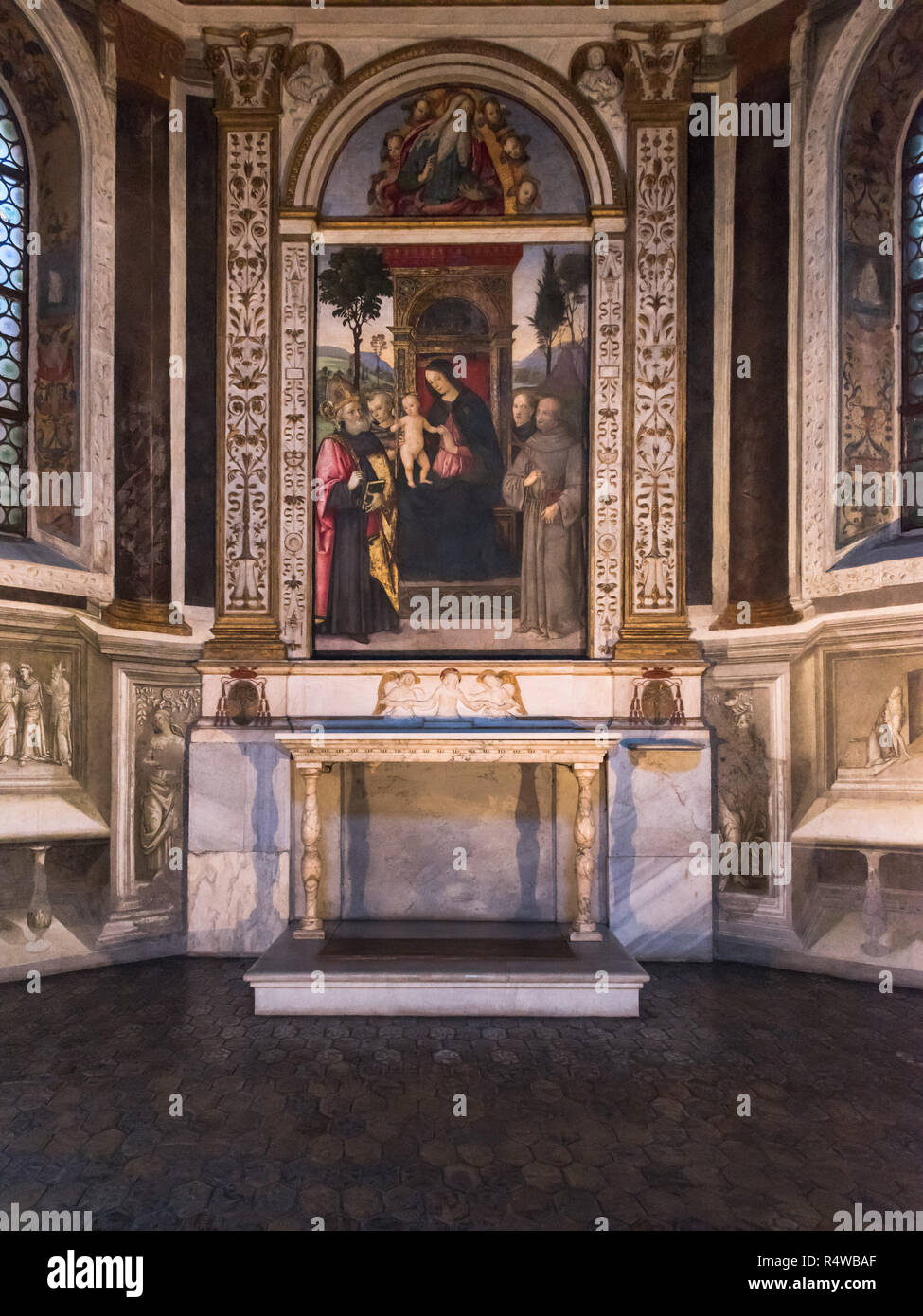 Santa Maria del Popolo, Rom, Italien Stockfoto