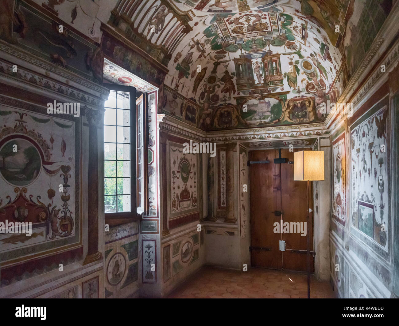 Fresko von Jacopo Zucchi, Villa Medici, Rom, Italien Stockfoto