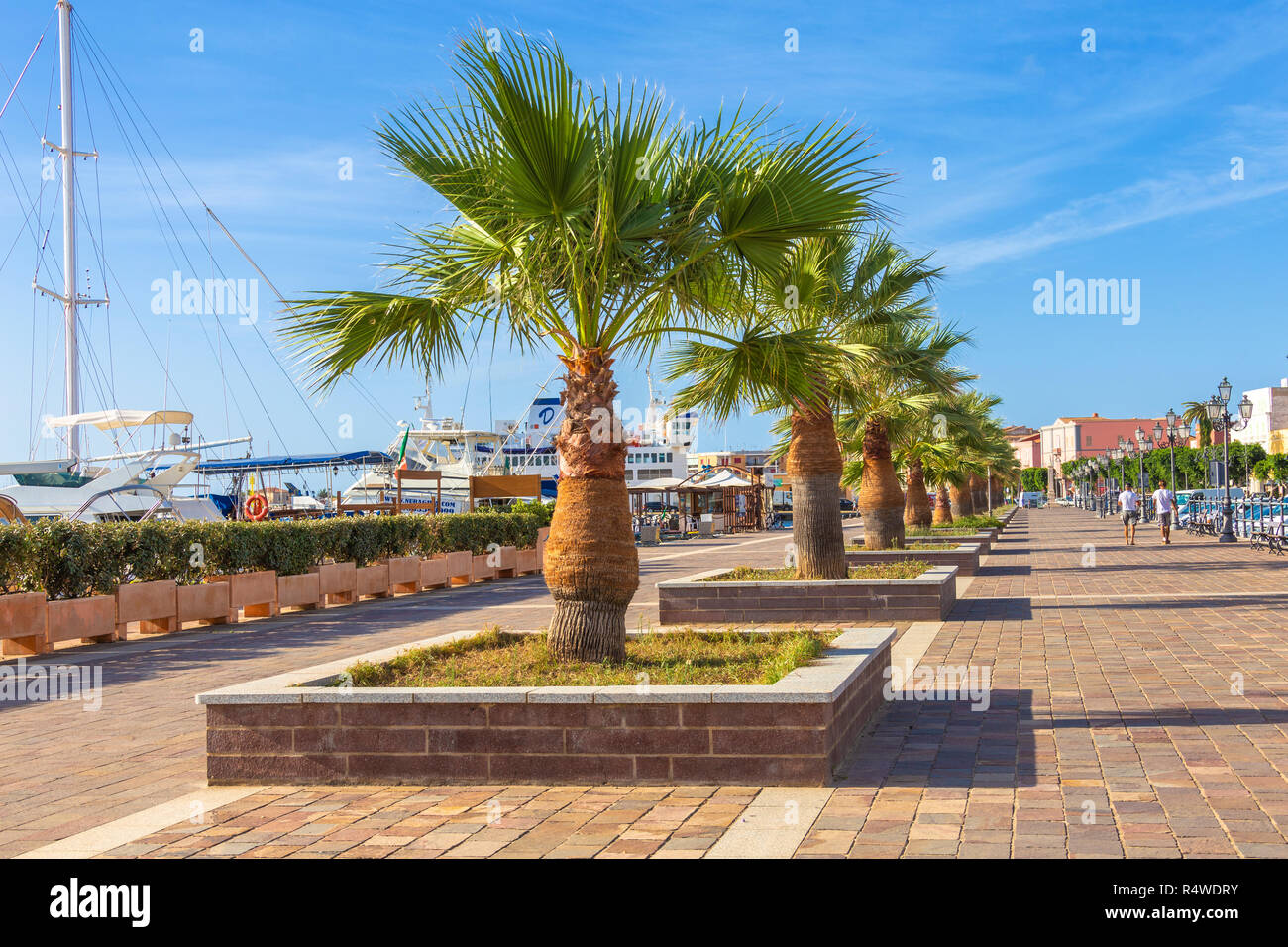 Die Küste von Carloforte, Insel San Pietro, Sud Sardinien Provinz, Sardinien, Italien, Europa. Stockfoto