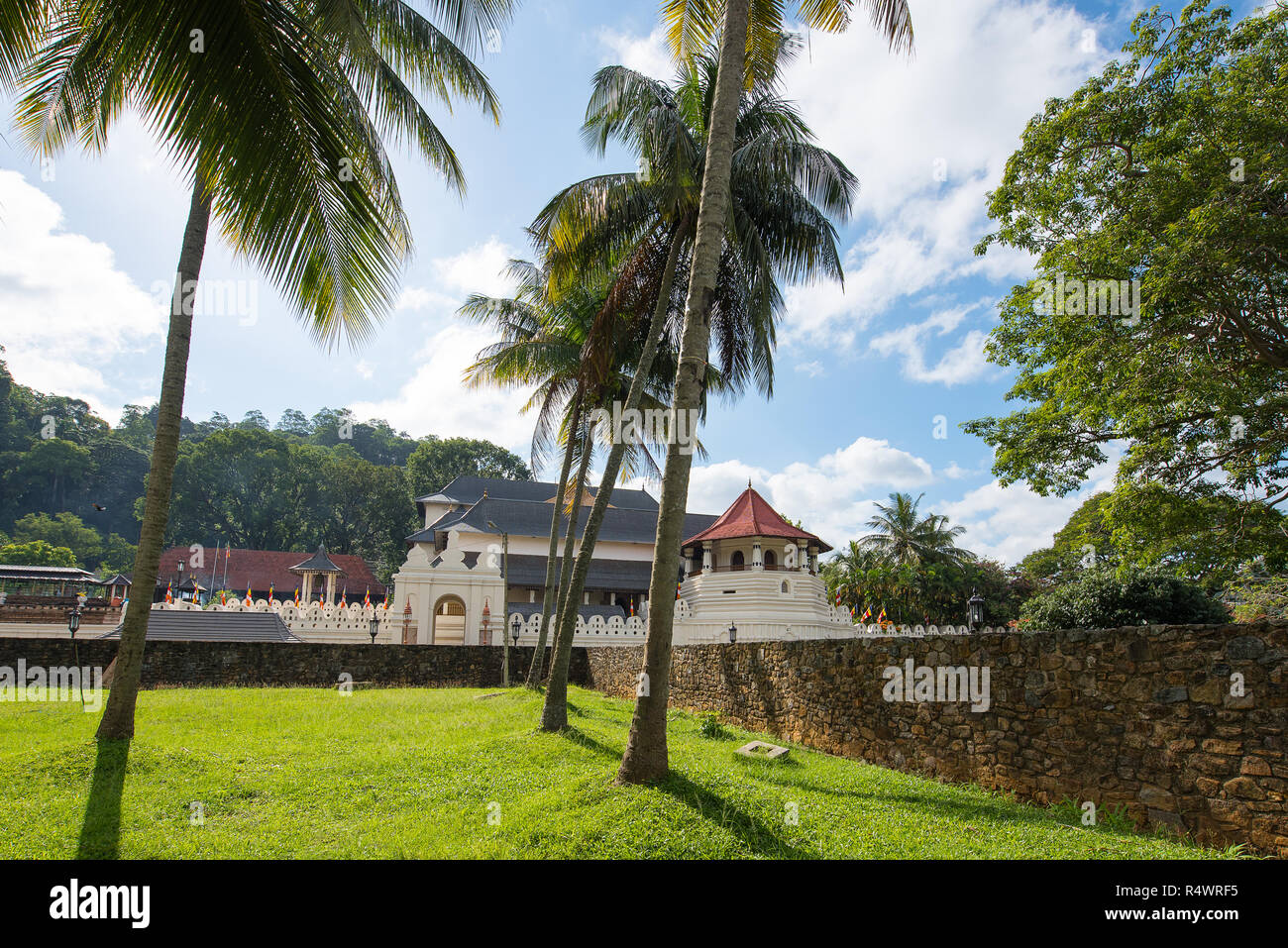 Der Zahntempel Kandy, Sri Lanka Stockfoto