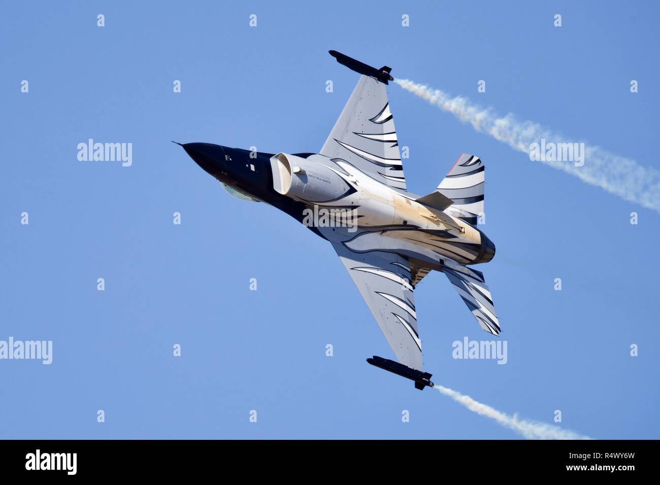 Belgische Luftwaffe F-16 Fighting Falcon bei der Royal International Air Tattoo 2018 Stockfoto