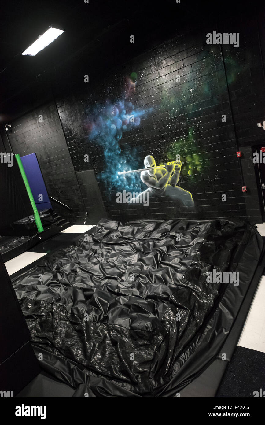Air Trampolin Park in Gainesville, Florida. Stockfoto