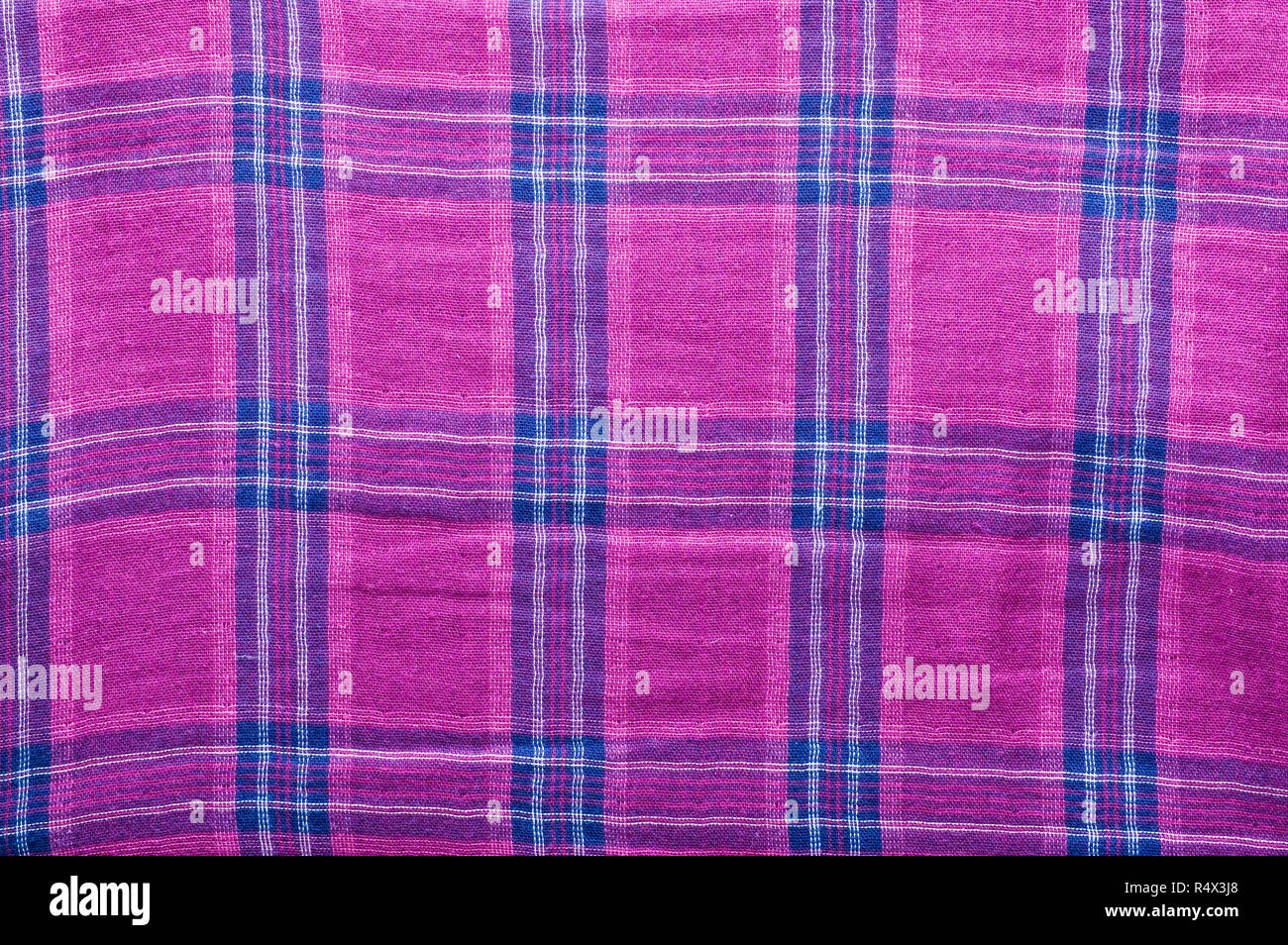 Textile Textur der karierten Hemd nützlich als Hintergrund Stockfoto