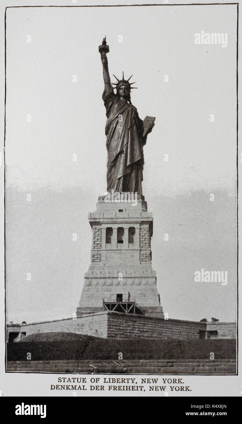 Die Freiheitsstatue New York Ein Foto Ein Album Mit Ausgewahlten Ansichten Von New York Aus Die