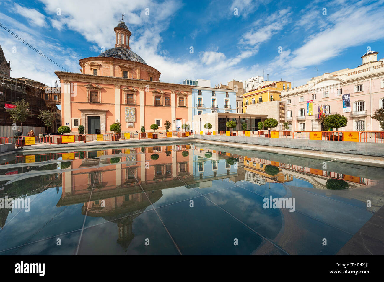 Basílica de la Mare de Déu dels Desamparats Basilika Unserer Lieben Frau von den verlassenen Ort der Wallfahrtsort der Virgen de los Desamparados Valencia Stockfoto