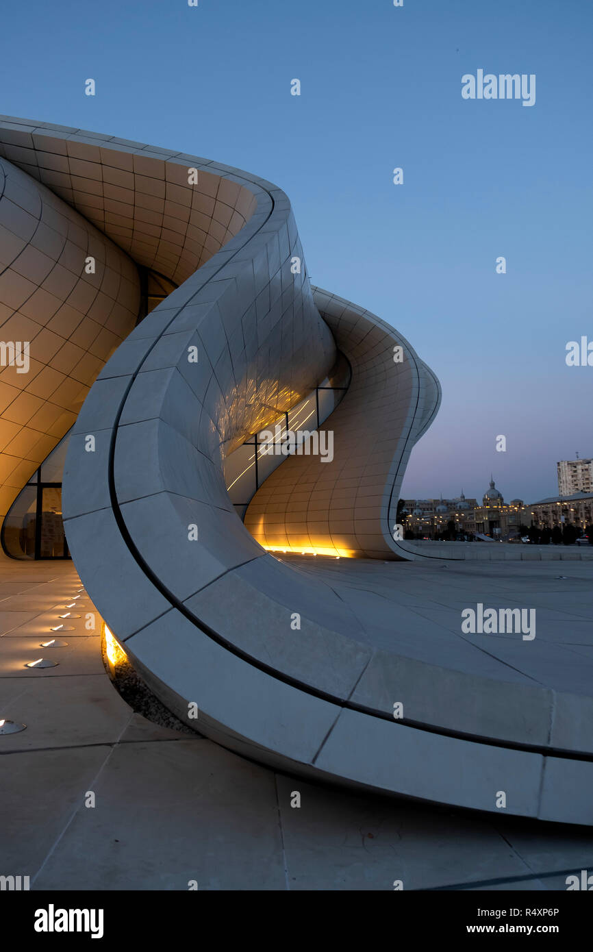 Heydar Aliyev Zentrum von Zaha Hadid in Baku, Aserbaidschan Stockfoto