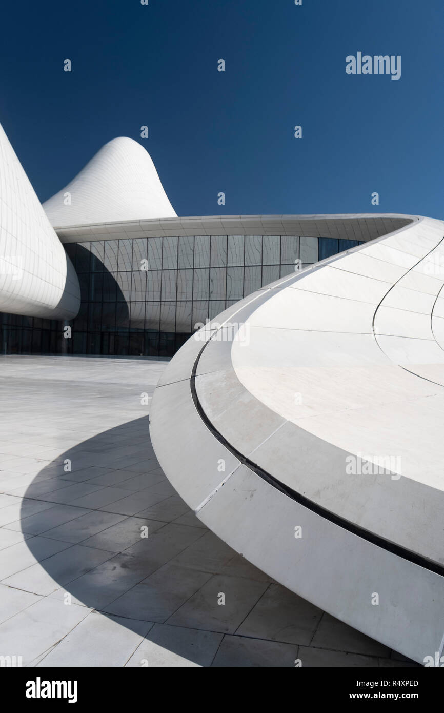 Heydar Aliyev Zentrum von Zaha Hadid in Baku, Aserbaidschan Stockfoto