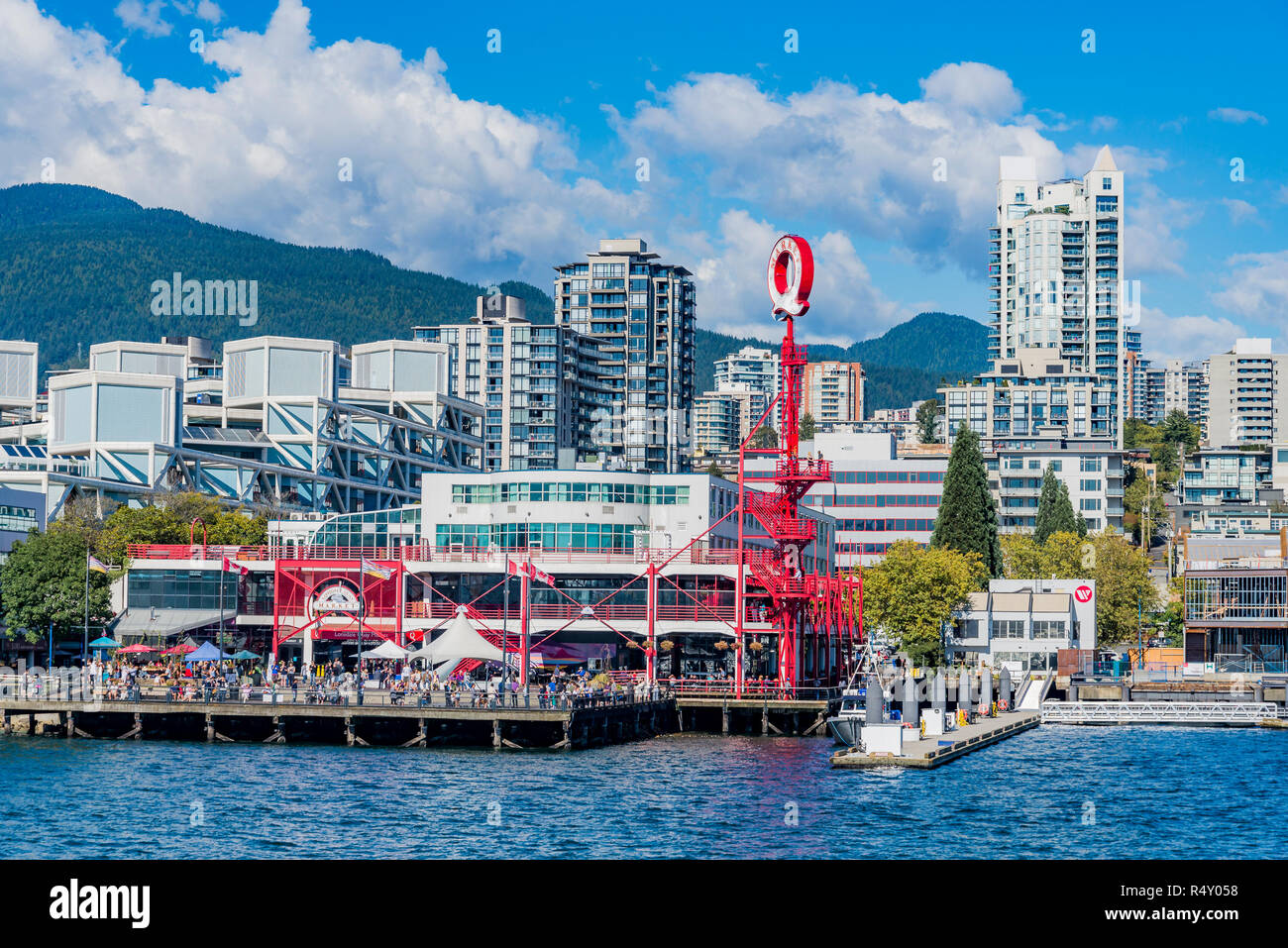 Lonsdale Quay, North Vancouver, British Columbia, Kanada Stockfoto