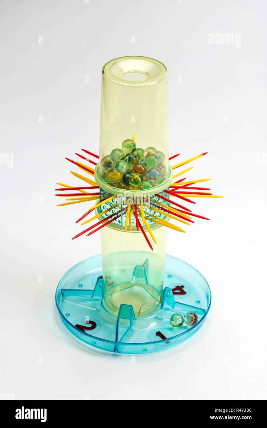 KerPlunk Spiel von Ideal Toy Company 1967 erstellt Stockfoto