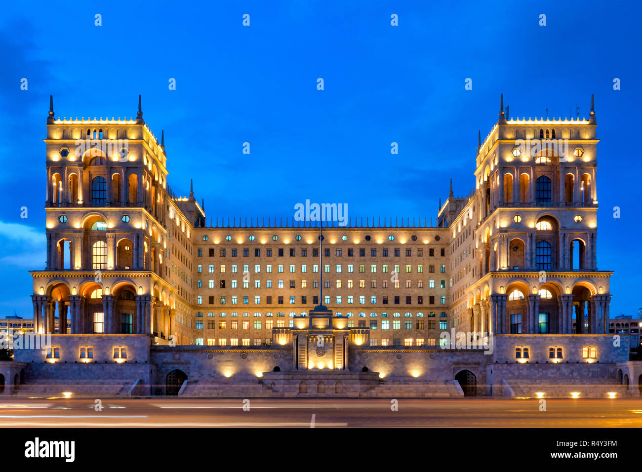 Das Government House von Baku, Baku, Aserbaidschan Stockfoto
