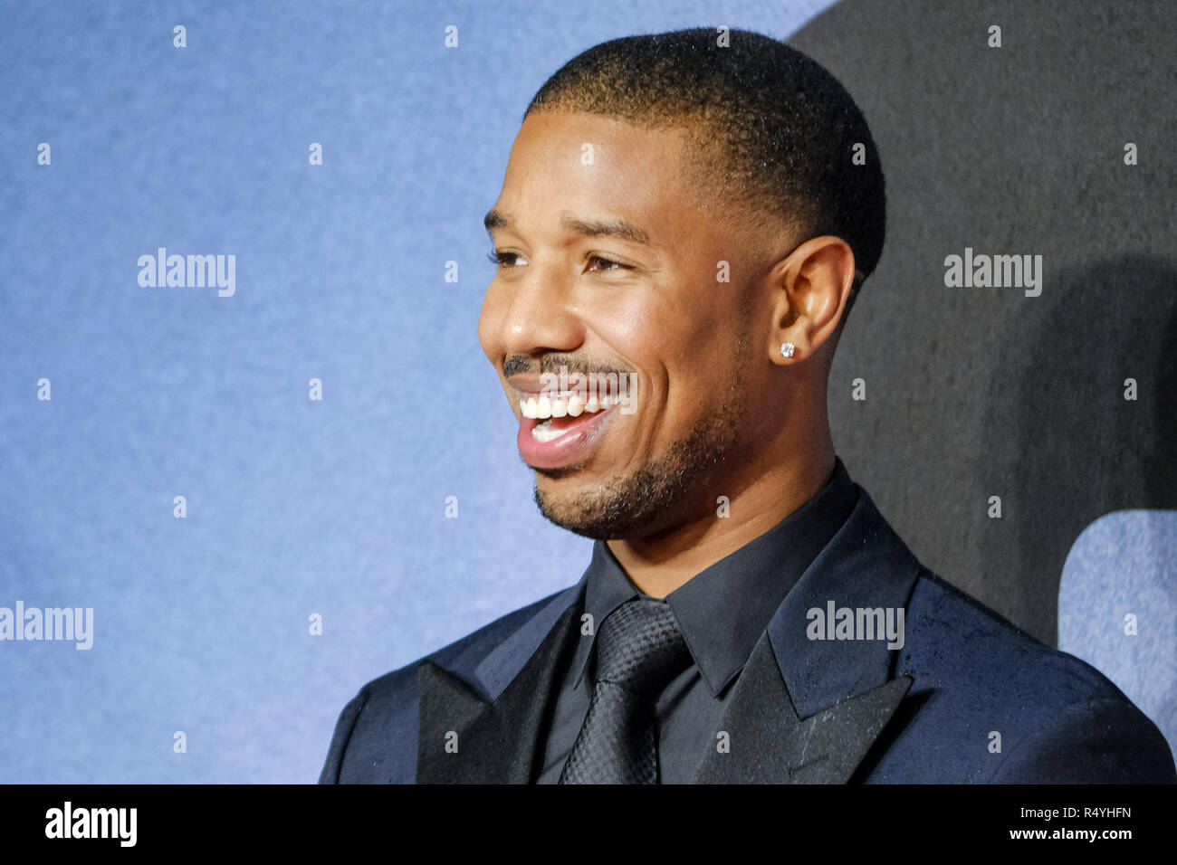 London, Großbritannien. 28. November 2018. Michael B. Jordanien bei der Europäischen Premiere von Assassin's Creed II" am Mittwoch, den 28. November 2018 BFI IMAX, London statt. Bild: Michael B. Jordan. Credit: Julie Edwards/Alamy leben Nachrichten Stockfoto