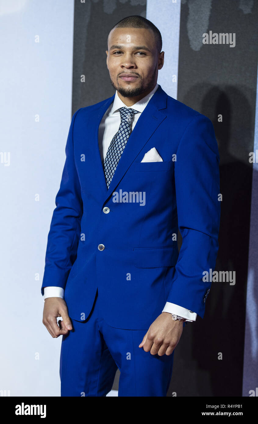 London, Großbritannien. 28 Nov, 2018. Chris Eubank Jr besucht die Europäische Premiere von "Assassin's Creed II" am BFI IMAX. Credit: Gary Mitchell/SOPA Images/ZUMA Draht/Alamy leben Nachrichten Stockfoto