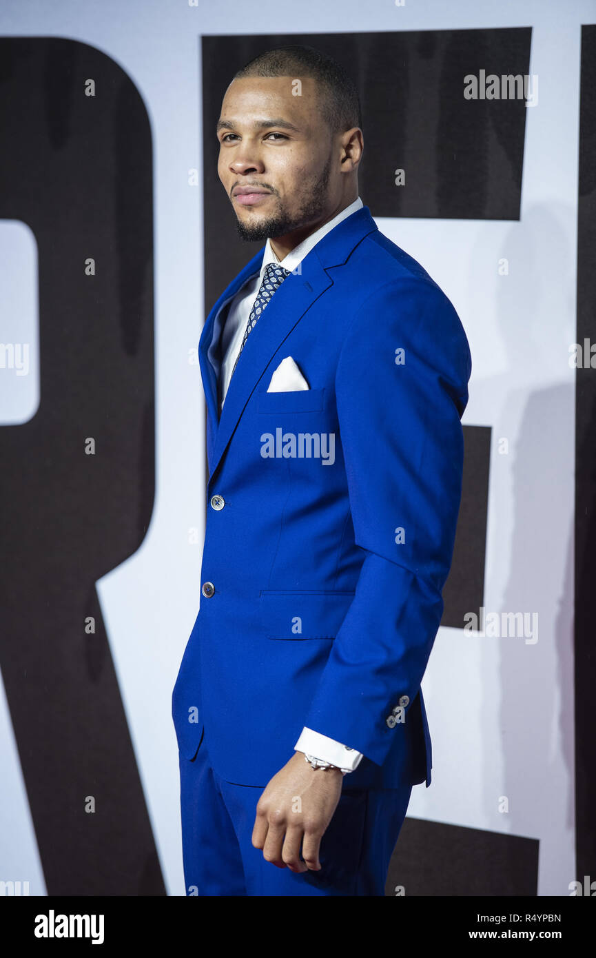 London, Großbritannien. 28 Nov, 2018. Chris Eubank Jr besucht die Europäische Premiere von "Assassin's Creed II" am BFI IMAX. Credit: Gary Mitchell/SOPA Images/ZUMA Draht/Alamy leben Nachrichten Stockfoto
