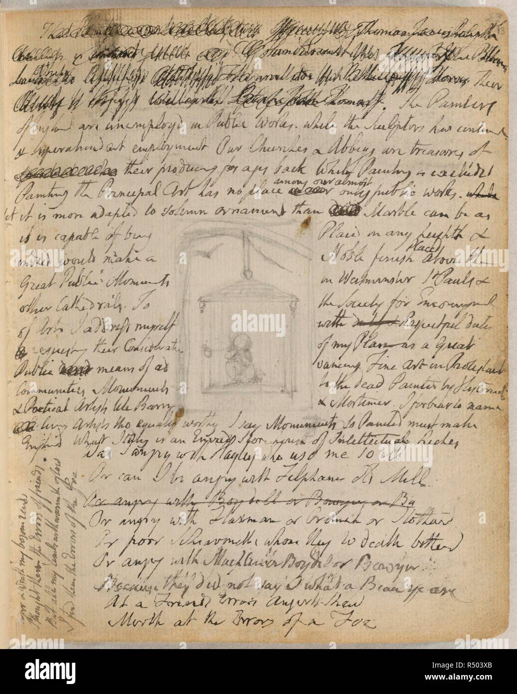 Emblem 7 Junge In Der Voliere Notebook Von William Blake England
