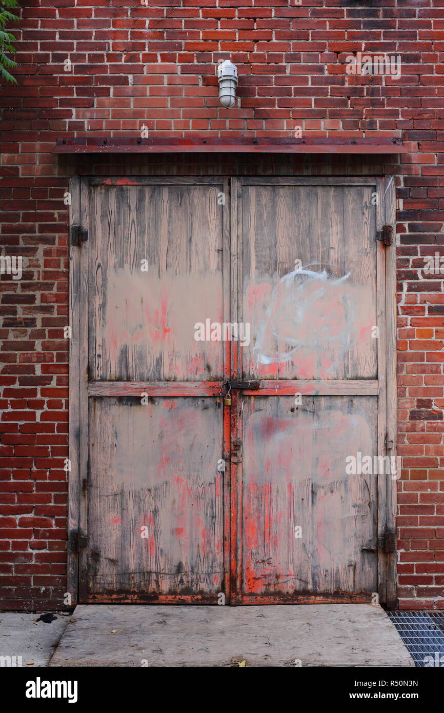 Rustikale Tür Stockfoto