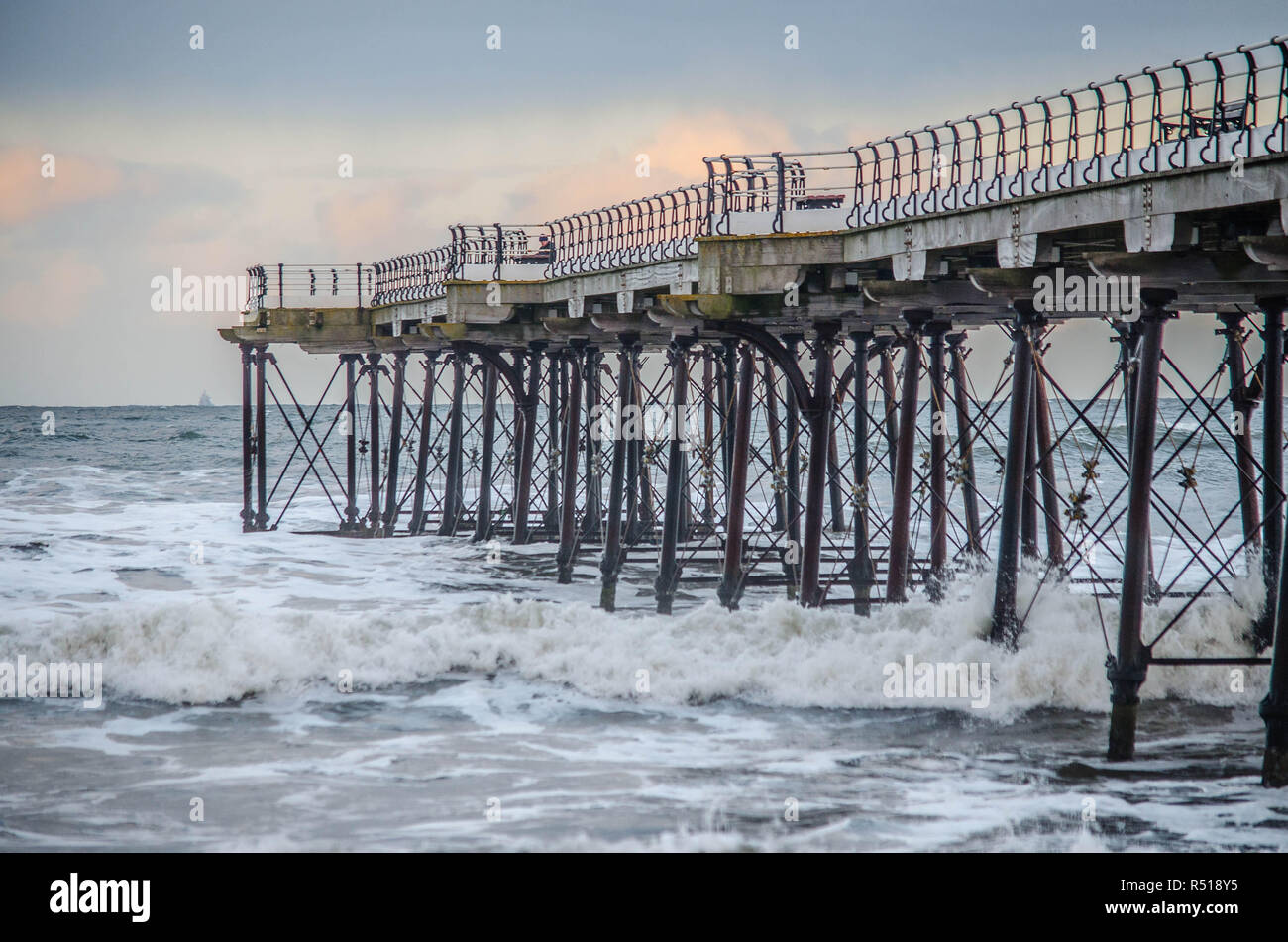 Saltburn in der North East England. Stockfoto