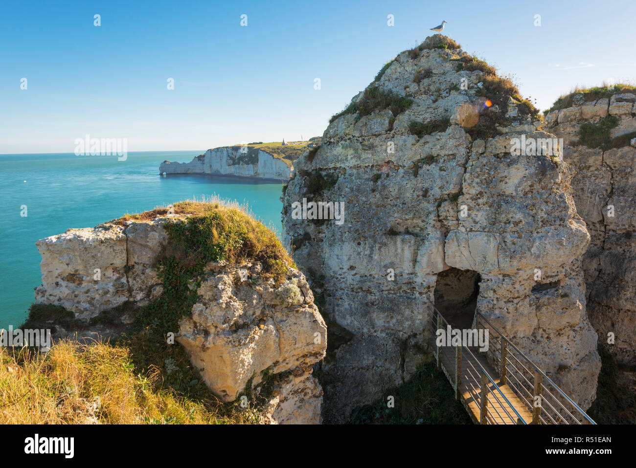 Etretat Normandie, Frankreich Stockfoto