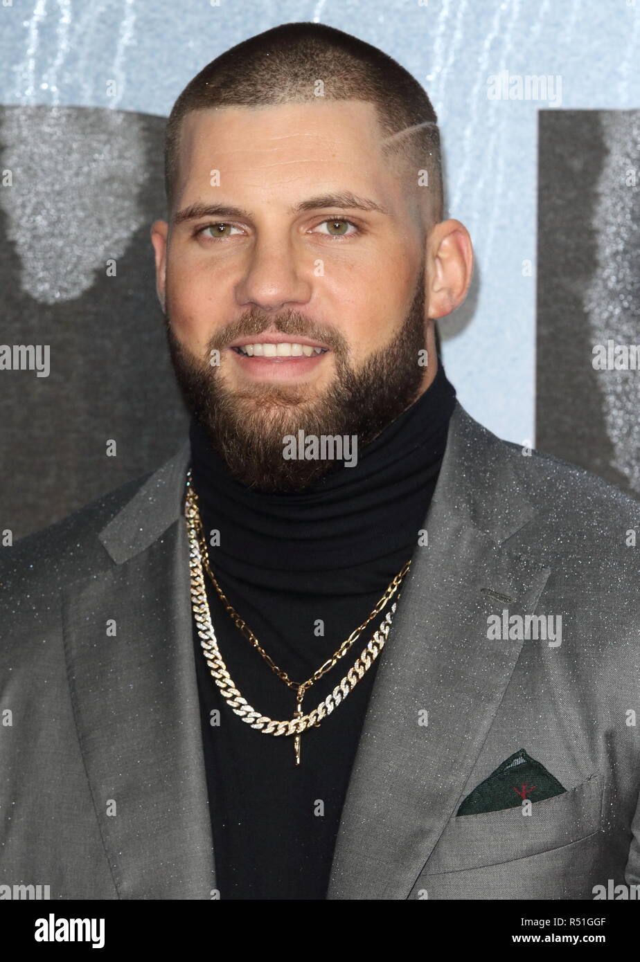 Florian Munteanu im Creed 2 UK Premiere auf der BFI IMAX. Stockfoto