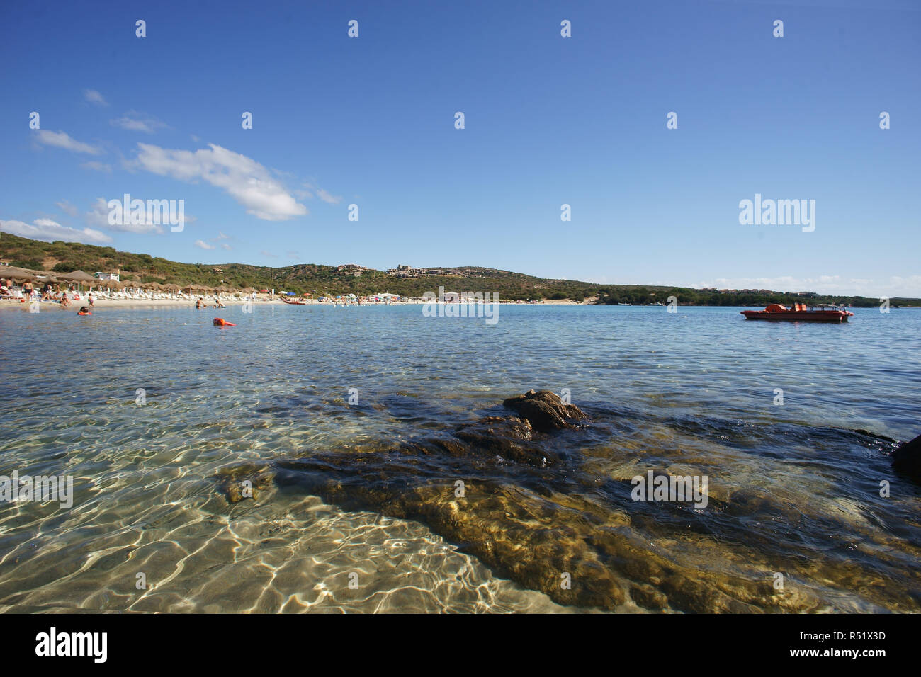 Cala Sassari, Golfo Aranci, Sardinien, Italien Stockfoto