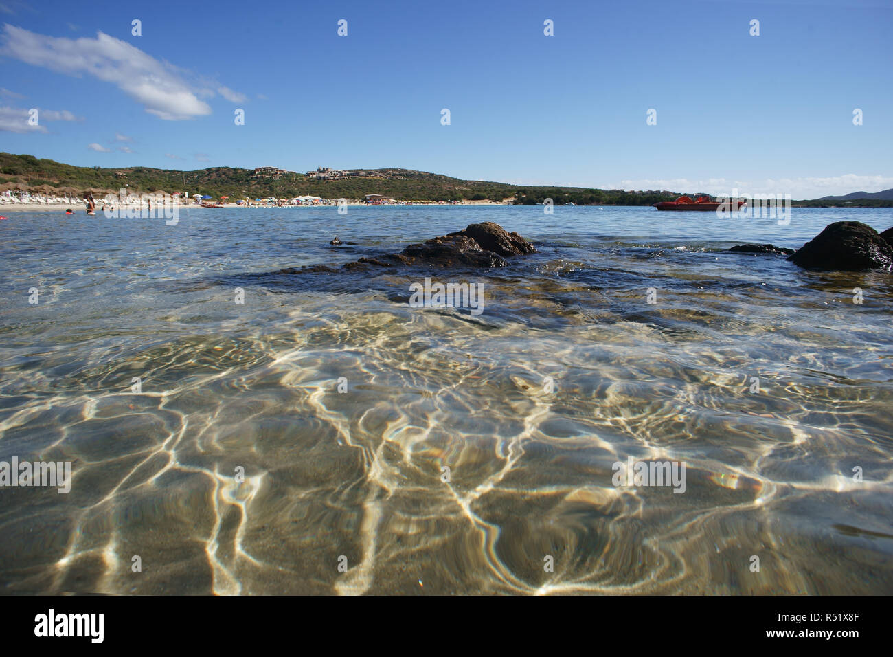 Cala Sassari, Golfo Aranci, Sardinien, Italien Stockfoto