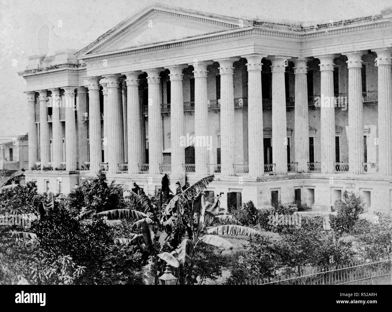 Medical College Hospital [Kalkutta]. Portfolio von Kalkutta Ansichten. c. 1872. Medical College Hospital [Kalkutta]. Unbekannt C. 1872. Quelle: Foto 179/(20). Autor: Anon. Stockfoto