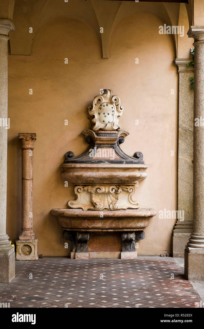 Italien Lombardei Mailand Casa Atellani Ist Im 15 Jahrhundert