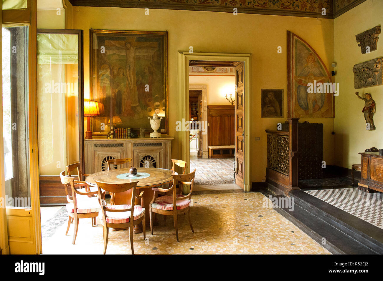 Italien Lombardei Mailand Casa Atellani Ist Im 15 Jahrhundert