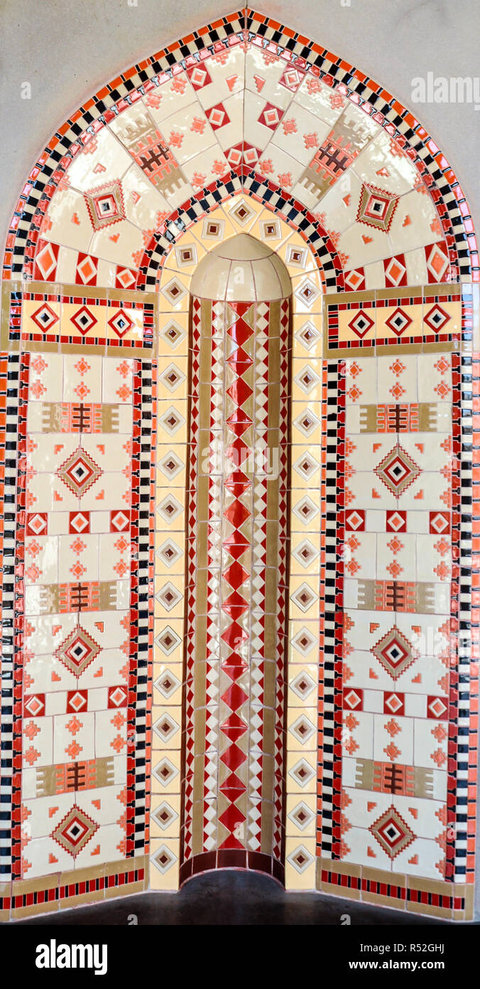 Die islamische Kunst in die Moschee Stockfoto