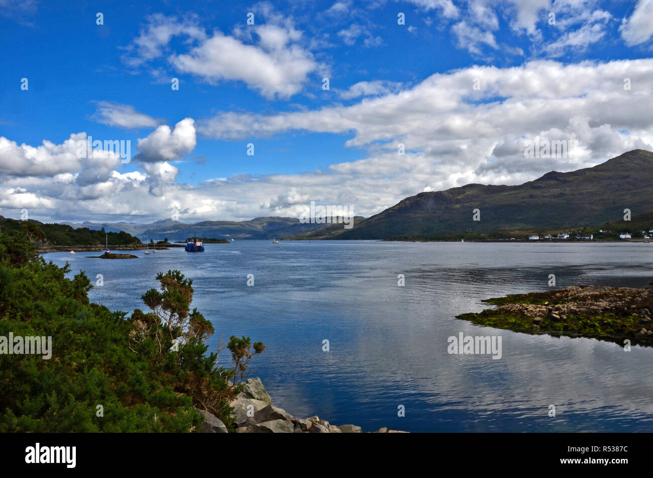 Skye Insel, Hebriden, von Kyle von lochalsh. Schottland, August 2017 Stockfoto