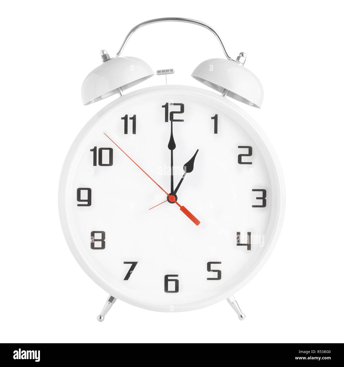 Weiss Wecker One O Clock Auf Weissem Hintergrund Stockfotografie Alamy Weiss Wecker One O Clock Auf Weissem Hintergrund Stockfotografie Alamy