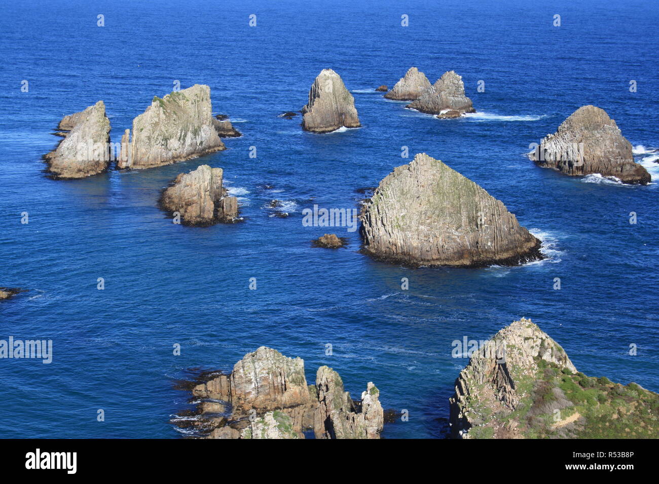 Nugget Point Neuseeland Stockfoto