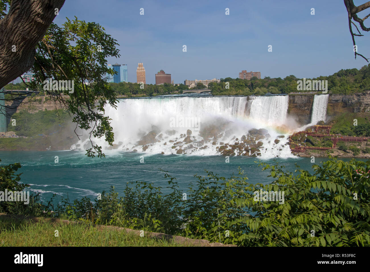 Niagara Falls aus den USA und Kanada Stockfoto