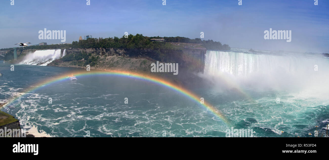Niagara Falls aus den USA und Kanada Stockfoto
