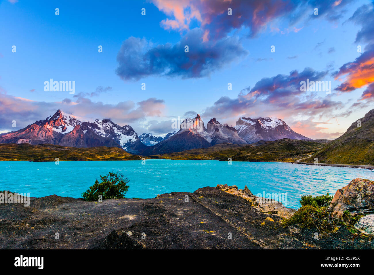 Torres del Paine, Patagonien, Chile - Südlichen Patagonischen Eisfeld, Magellanes Region Südamerika Stockfoto