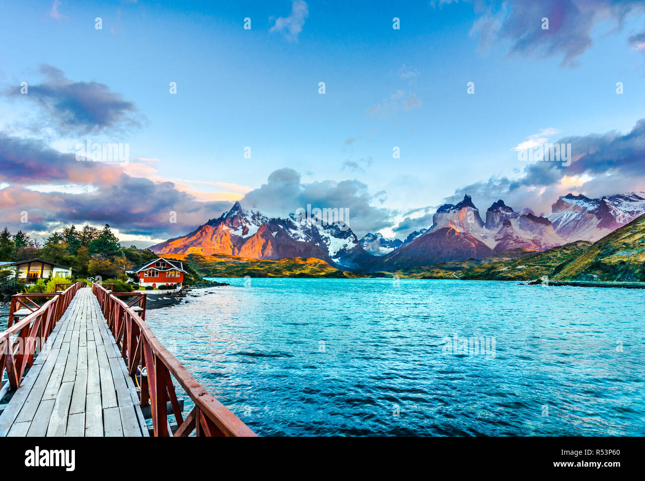 Torres del Paine, Patagonien, Chile - Südlichen Patagonischen Eisfeld, Magellanes Region Südamerika Stockfoto