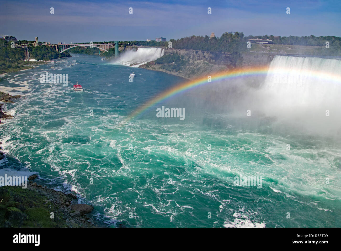 Niagara Falls aus den USA und Kanada Stockfoto