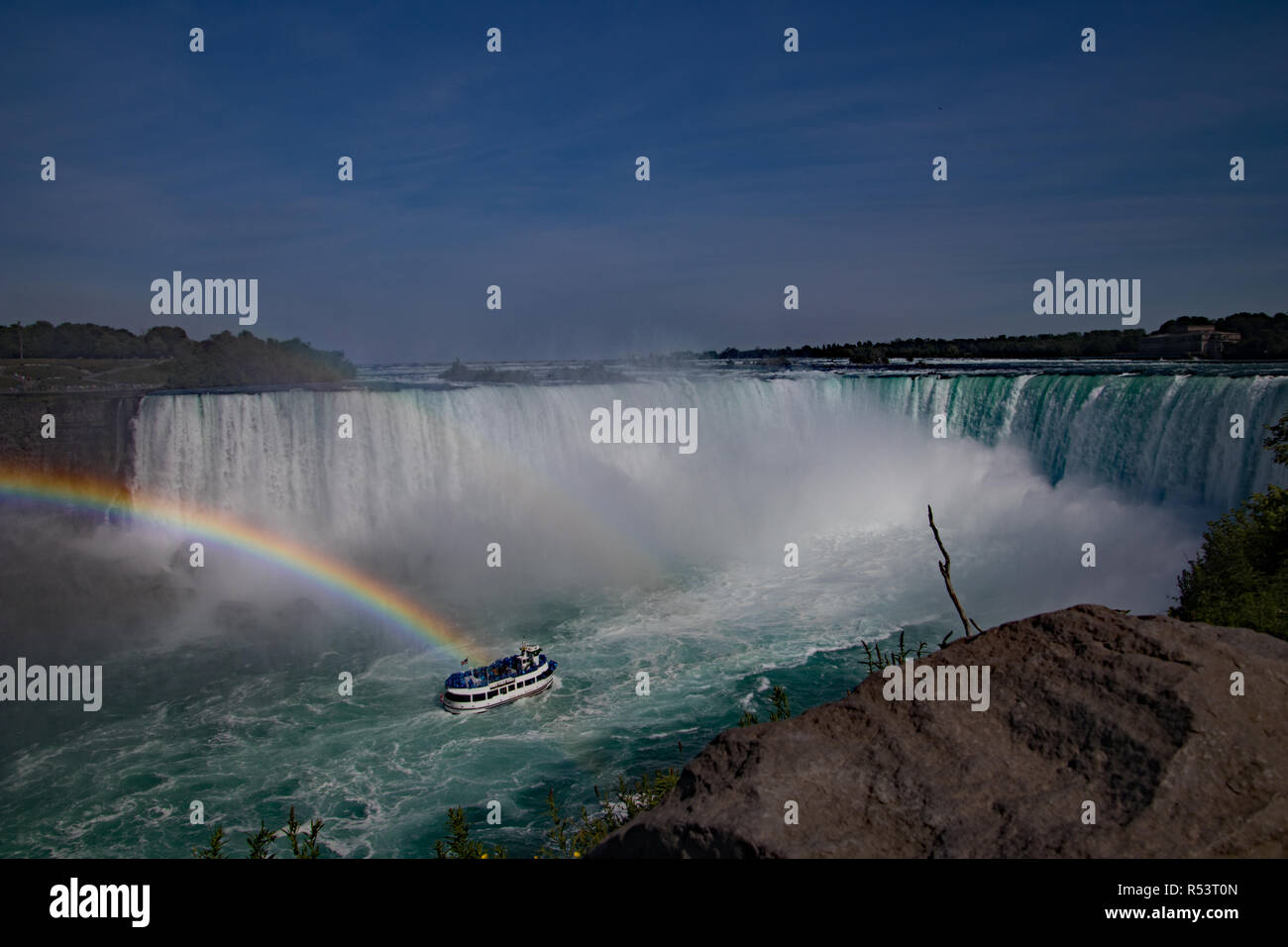 Niagara Falls aus den USA und Kanada Stockfoto
