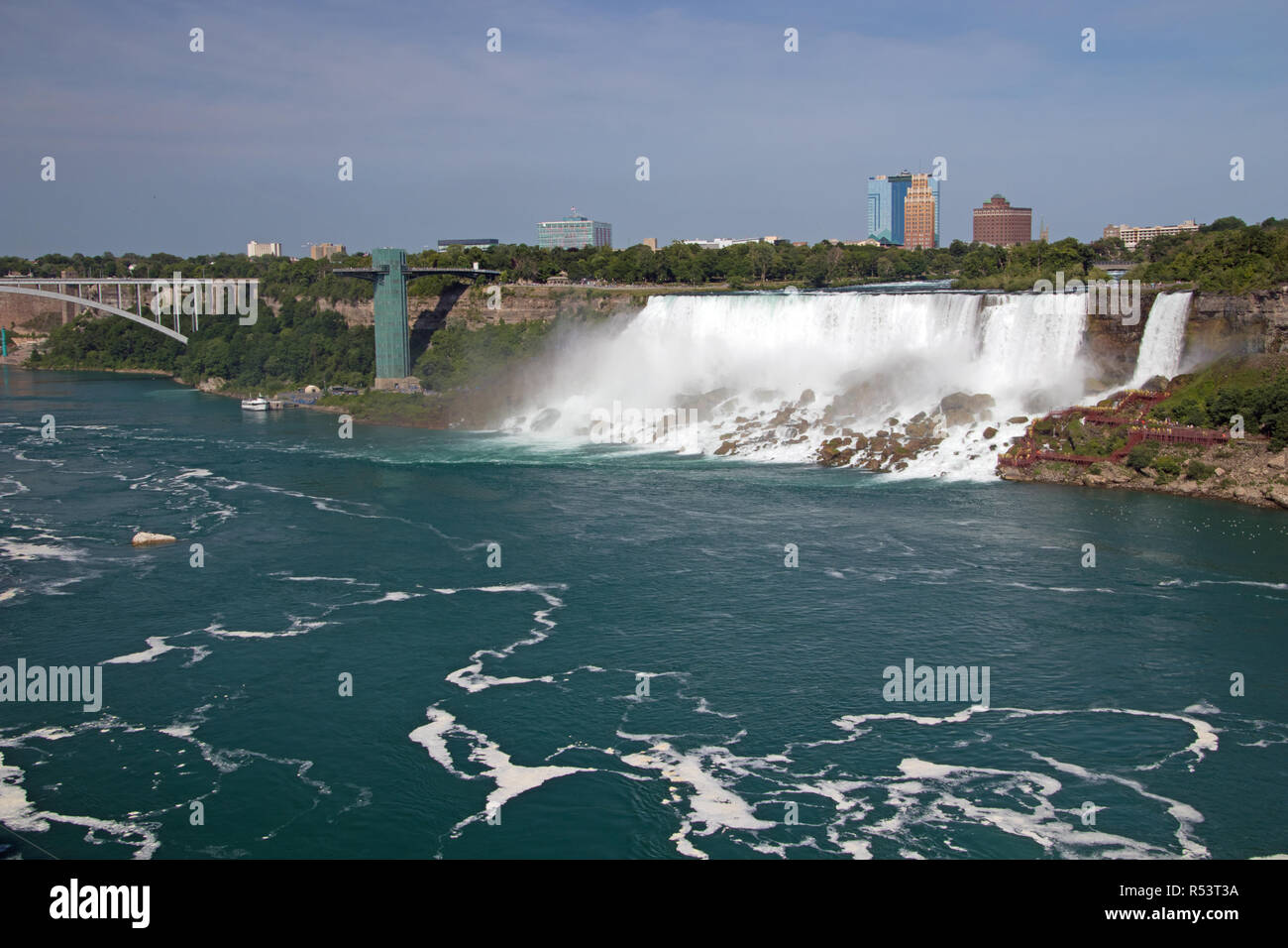 Niagara Falls aus den USA und Kanada Stockfoto
