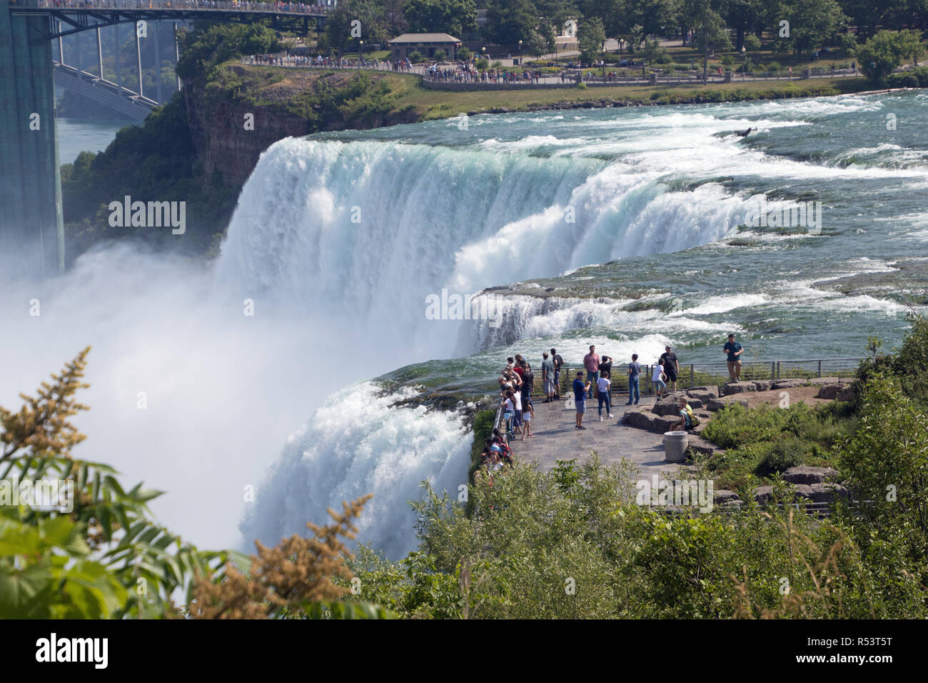 Niagara Falls aus den USA und Kanada Stockfoto