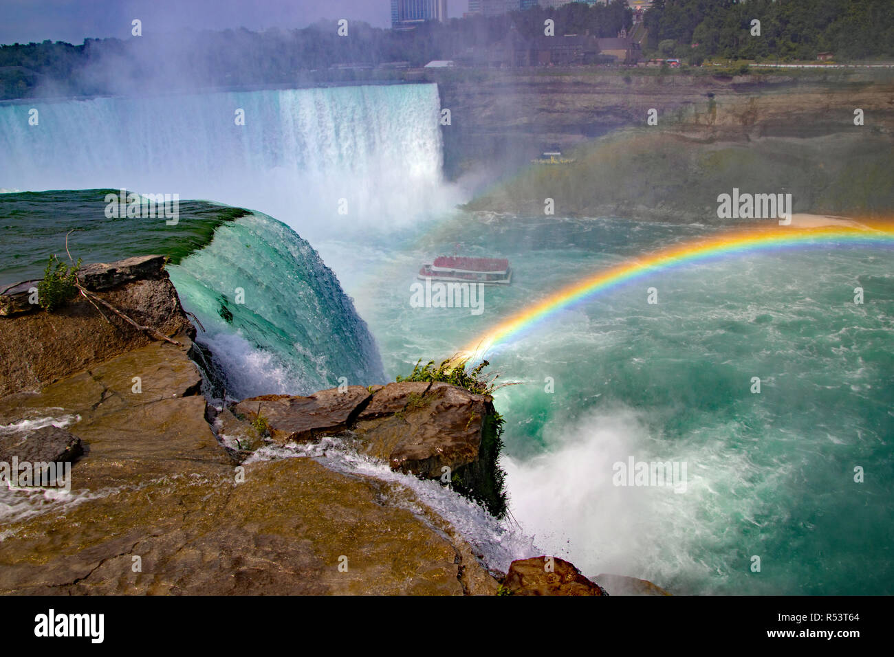 Niagara Falls aus den USA und Kanada Stockfoto